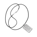 Men’s personalised dog tag necklace