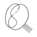 Men’s personalised dog tag necklace