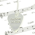 Personalised men's plectrum necklace product image