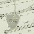 Personalised men's plectrum necklace product image