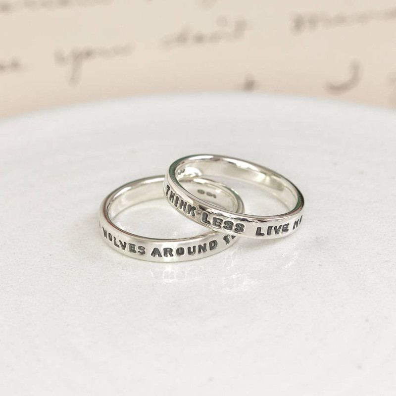 Personalised Message Ring Personalised message ring product image