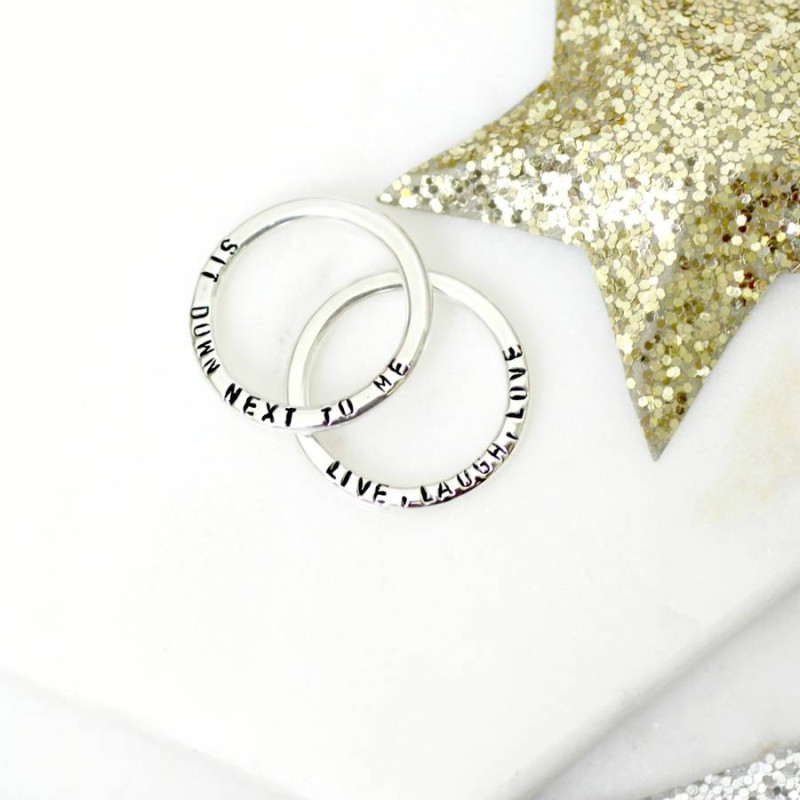 Personalised Message Ring Detail Personalised Message Ring detail view