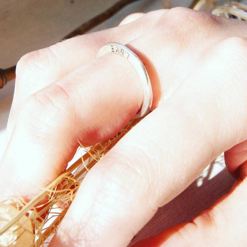 Personalised Message Ring Additional View Personalised Message Ring additional view