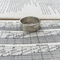 Personalised Mountain Landscape Skyline Ring Personalised mountain landscape skyline ring product image