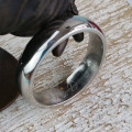 Men's personalised wedding ring
