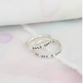 Personalised Script Ring for Couples Personalised Script Ring for Couples product image