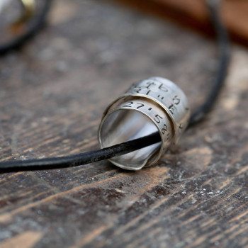 Personalised Secret Scroll Mens Chain