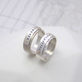 Personalised Silver and Gold Rivet Rings product view