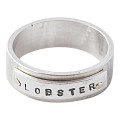 Personalised Silver and Gold Rivet Rings product view