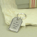 Personalised Silver Designer Label Personalised silver designer label with custom message