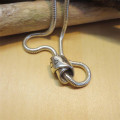 Personalised Silver Infinity Knot Necklace Personalised silver infinity knot necklace