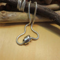 Personalised Silver Infinity Knot Necklace Personalised silver infinity knot necklace