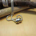 Personalised Silver Infinity Knot Necklace Personalised silver infinity knot necklace