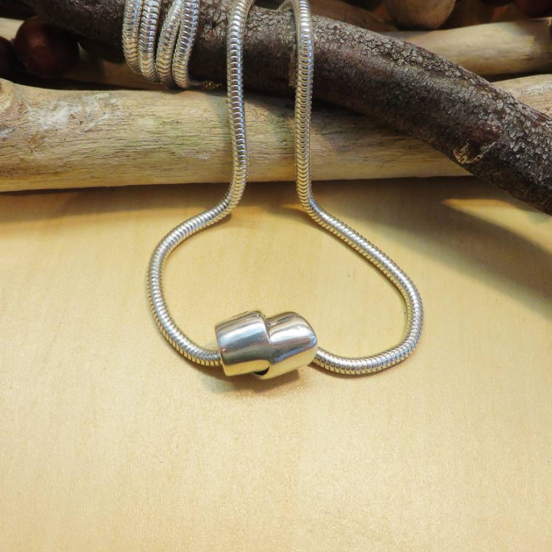 Personalised Silver Infinity Knot Necklace Personalised silver infinity knot necklace