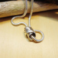 Personalised Silver Infinity Knot Necklace Personalised silver infinity knot necklace