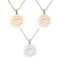 Personalised Love Token Pendant Personalised love token pendant necklace