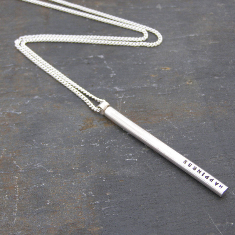 Personalised Silver Pendant Personalised Silver Pendant