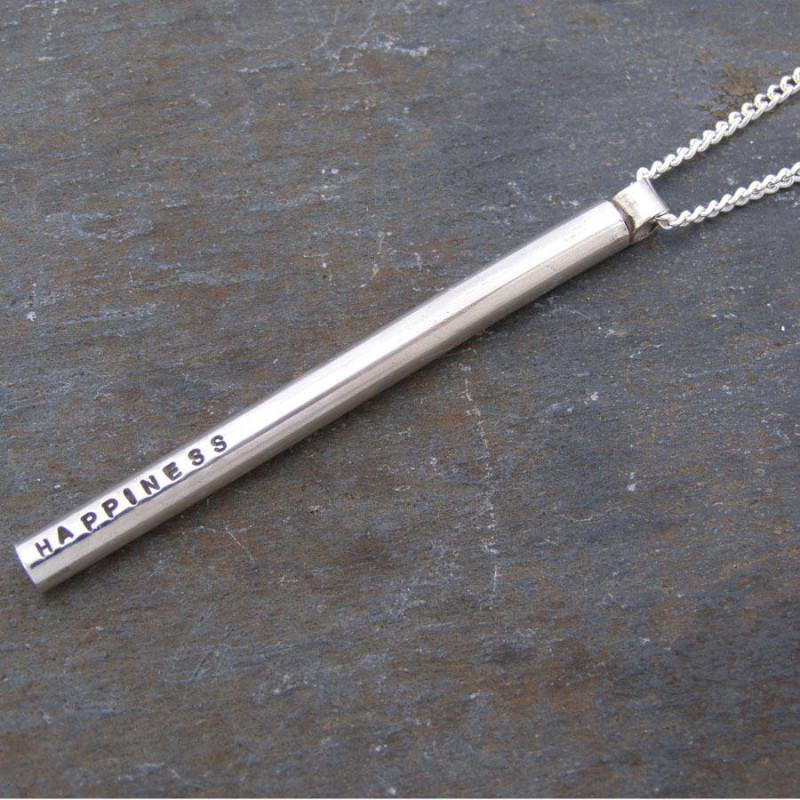 Personalised Silver Pendant Personalised Silver Pendant gallery image