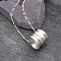 Personalised Silver Spinner Pendant product image