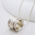 Personalised Silver Spinner Pendant product image
