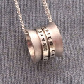 Personalised Silver Spinner Pendant product image