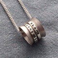 Personalised Silver Spinner Pendant product image