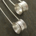 Personalised Silver Spinner Pendant product image