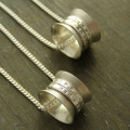 Personalised Silver Spinner Pendant product image
