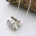 Personalised Silver Spinner Pendant product image