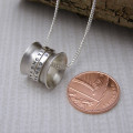 Personalised Silver Spinner Pendant product image