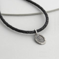 Personalised St Christopher necklet pendant