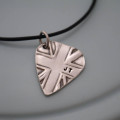 Personalised Union Jack plectrum