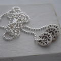 Personalised Washer Necklace Personalised washer necklace