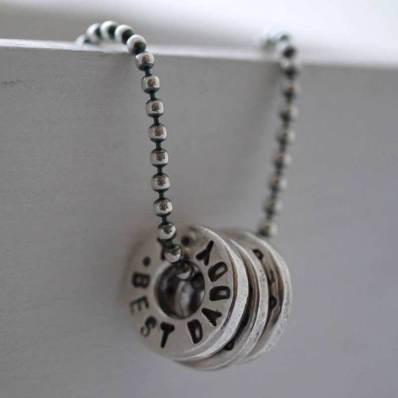 Personalised Washer Necklace Personalised washer necklace product image
