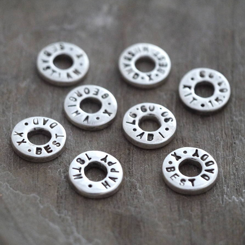 Personalised Washer Necklace Personalised washer necklace product image