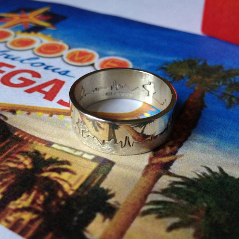 Personalised City Skyline Ring Personalised City Skyline Ring product image
