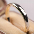 Personalised Solid Gold Wedding Band Set Personalised solid gold wedding band set