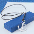 Personalised Anchor Necklace for Men Personalised anchor necklace for men with engraved anchor pendant