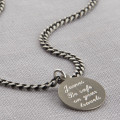 Personalised St Christopher necklace pendant