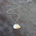 Personalised Plectrum Necklace Personalised plectrum necklace