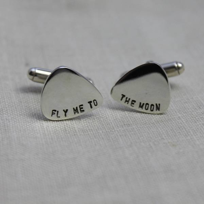 Personalised Plectrum Necklace Personalised plectrum necklace