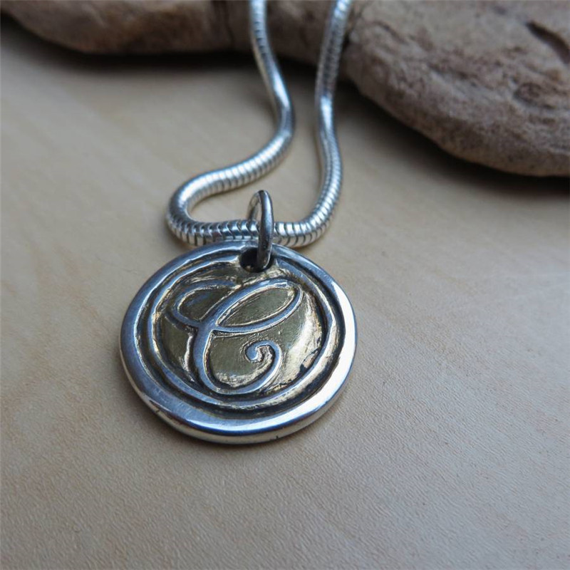 Personalised wax seal pendant