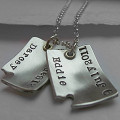 Piece Of My Heart Curved Dog Tags Piece Of My Heart Curved Dog Tags