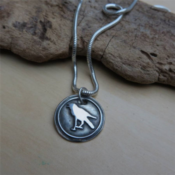Raven Silver Pendant Raven Silver Pendant