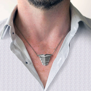 Romeo Necklace Oxydised Silver