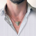 Romeo Necklace Rose Gold Vermeil and Silver Romeo necklace in rose gold vermeil and silver