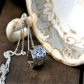 Personalised Silver Scroll Necklace Personalised Silver Scroll Necklace