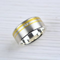 Silver and Finegold Diamond Ring product image
