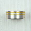 Silver and Finegold Diamond Ring product image