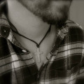 Large Silver Cross Necklace gallery image